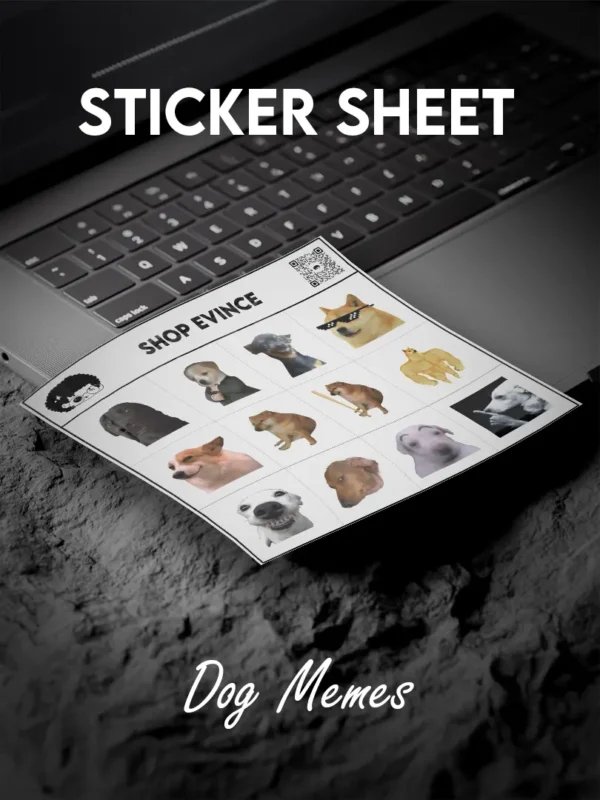 Premium waterproof sticker sheet featuring high-quality, scratch-resistant vinyl stickers designed for long-lasting use, with strong adhesion and a clean no-residue removal, perfect for decorating laptops, phone cases, notebooks, bottles and other everyday surfaces while maintaining vibrant colors and a smooth finish.