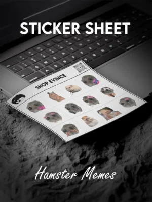 Premium waterproof sticker sheet featuring high-quality, scratch-resistant vinyl stickers designed for long-lasting use, with strong adhesion and a clean no-residue removal, perfect for decorating laptops, phone cases, notebooks, bottles and other everyday surfaces while maintaining vibrant colors and a smooth finish.