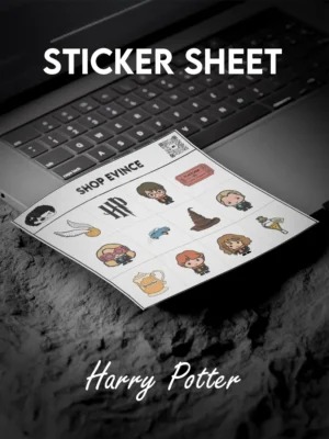 Premium waterproof sticker sheet featuring high-quality, scratch-resistant vinyl stickers designed for long-lasting use, with strong adhesion and a clean no-residue removal, perfect for decorating laptops, phone cases, notebooks, bottles and other everyday surfaces while maintaining vibrant colors and a smooth finish.