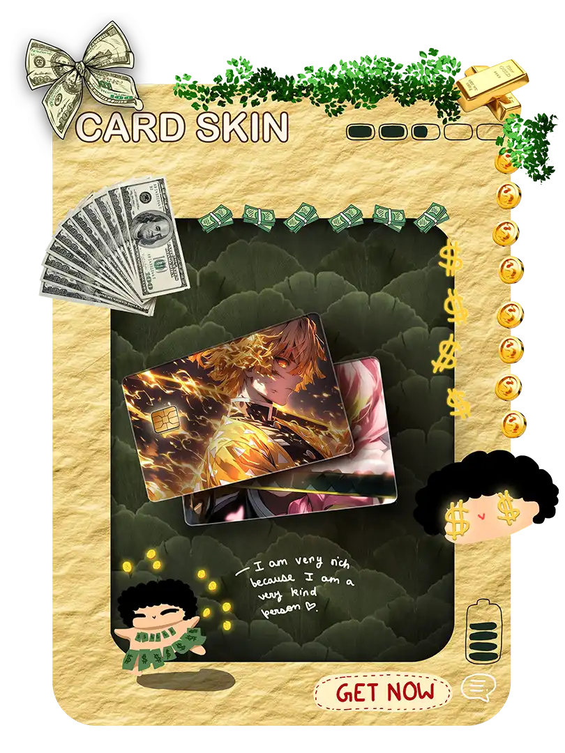 Premium debit and credit card skin stickers by Shop Evince scratch resistant aesthetic card covers