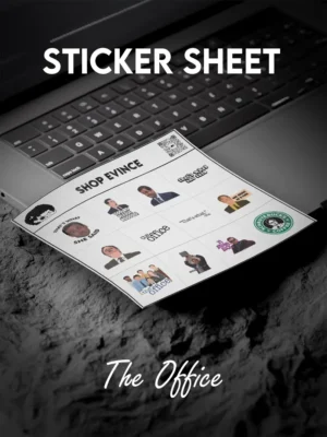 Premium waterproof sticker sheet featuring high-quality, scratch-resistant vinyl stickers designed for long-lasting use, with strong adhesion and a clean no-residue removal, perfect for decorating laptops, phone cases, notebooks, bottles and other everyday surfaces while maintaining vibrant colors and a smooth finish.
