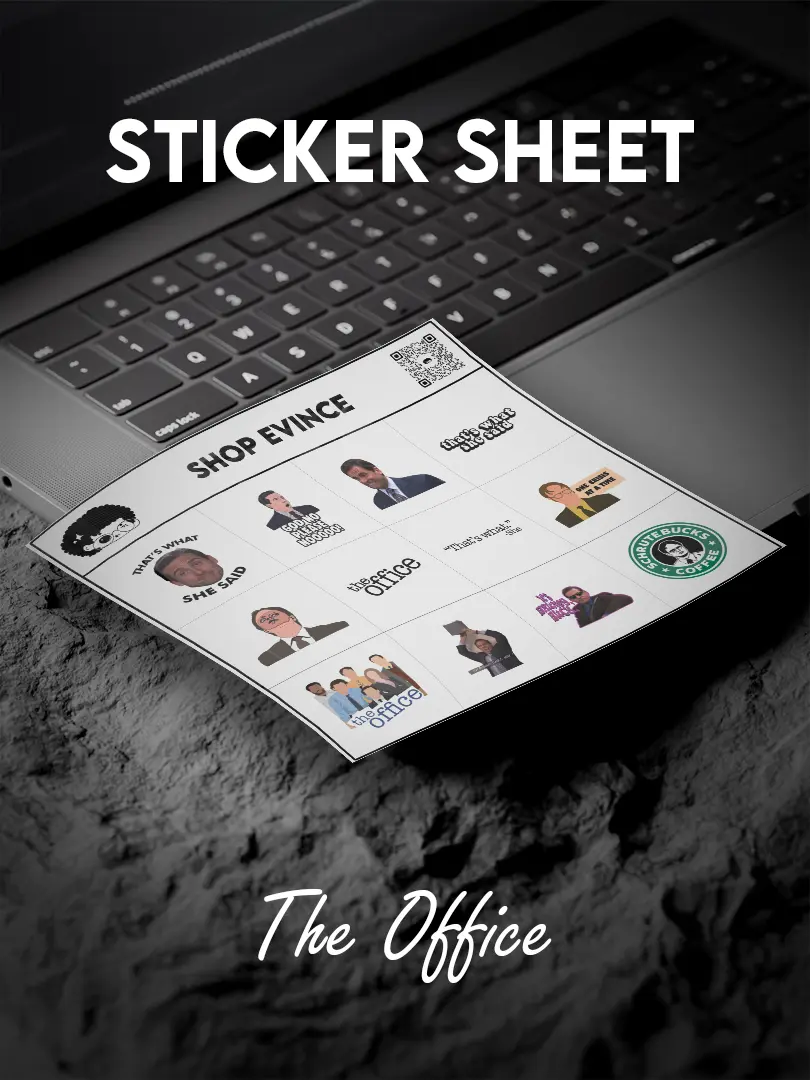Premium waterproof sticker sheet featuring high-quality, scratch-resistant vinyl stickers designed for long-lasting use, with strong adhesion and a clean no-residue removal, perfect for decorating laptops, phone cases, notebooks, bottles and other everyday surfaces while maintaining vibrant colors and a smooth finish.