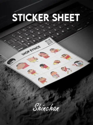 Premium waterproof sticker sheet featuring high-quality, scratch-resistant vinyl stickers designed for long-lasting use, with strong adhesion and a clean no-residue removal, perfect for decorating laptops, phone cases, notebooks, bottles and other everyday surfaces while maintaining vibrant colors and a smooth finish.