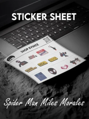 Premium waterproof sticker sheet featuring high-quality, scratch-resistant vinyl stickers designed for long-lasting use, with strong adhesion and a clean no-residue removal, perfect for decorating laptops, phone cases, notebooks, bottles and other everyday surfaces while maintaining vibrant colors and a smooth finish.