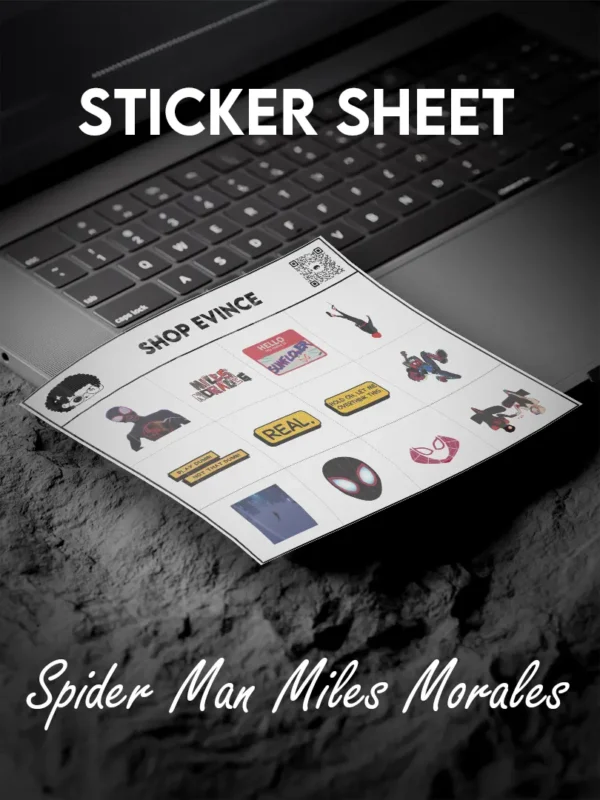 Premium waterproof sticker sheet featuring high-quality, scratch-resistant vinyl stickers designed for long-lasting use, with strong adhesion and a clean no-residue removal, perfect for decorating laptops, phone cases, notebooks, bottles and other everyday surfaces while maintaining vibrant colors and a smooth finish.