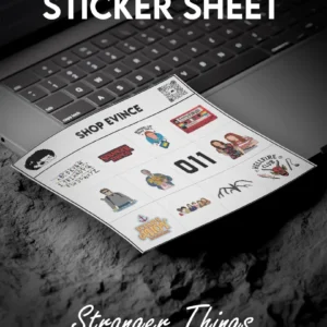 Premium waterproof sticker sheet featuring high-quality, scratch-resistant vinyl stickers designed for long-lasting use, with strong adhesion and a clean no-residue removal, perfect for decorating laptops, phone cases, notebooks, bottles and other everyday surfaces while maintaining vibrant colors and a smooth finish.