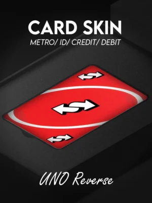 Custom aesthetic card skin designed for credit cards, debit cards, metro cards, and ID cards, featuring a premium finish and durable vinyl material that protects against scratches and wear while adding a stylish, minimalist and expressive look to everyday essentials.